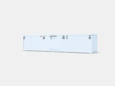 BESTA TV bench 62 Low-poly 3D model