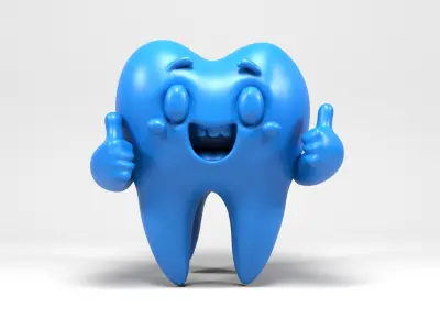 Funny tooth 3D print model
