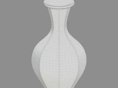 Vase 04 Low-poly 3D model
