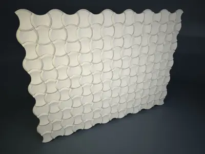 01 3DECOR PATTERN WALL Low-poly 3D model