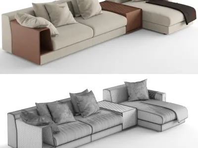 Bentley stowe sofa  3D model