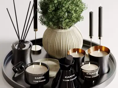 decorative set08 TOM DIXON BRAND 3D model