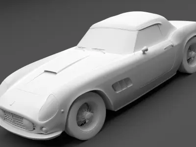 1962 Ferrari 250 GT California Spyder 3D model