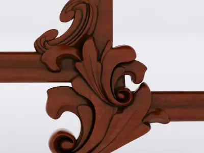 classical big mirror 3D model