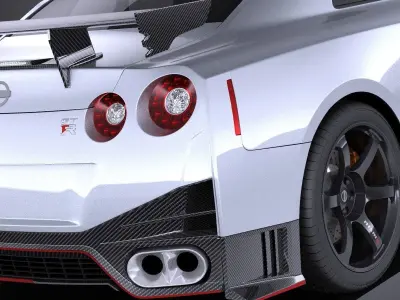 Nissan GT-R Nismo 2015 VRAY 3D model