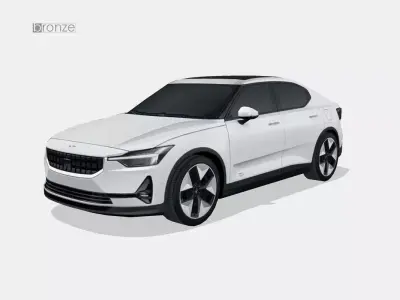 Polestar 2 2023 Low-poly 3D model