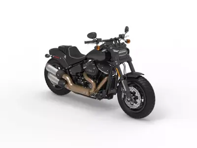 Harley Davidson Flat Bob 114 3D model