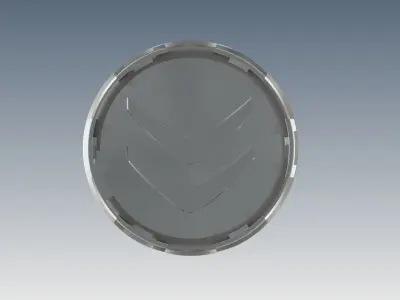 CITROEN RIM  LOGO 58mm  3D model