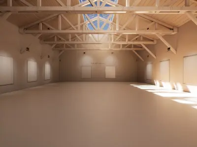 Art Gallery 006 UE4 3D model