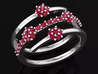 Jewelry Gold ring  Free 3D print model