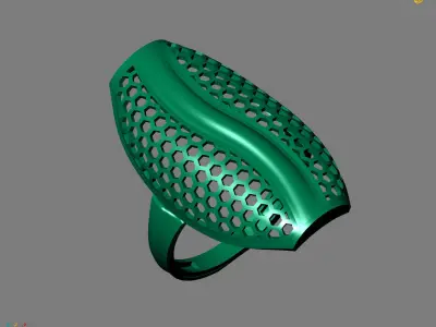 Women Plain Ring Ready STL Models Womens Ring 3d models 3D print model 22