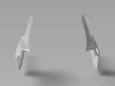 86 ZN6 Rear Quarter Panels Exterior Surfaces - 3D Laser-Scanned 3D model