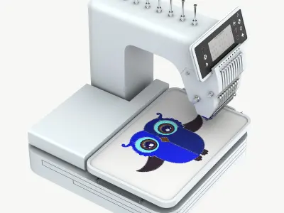 Embroidery Machine 3D model