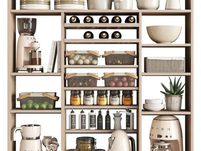 kitchen accessories N058 3D model