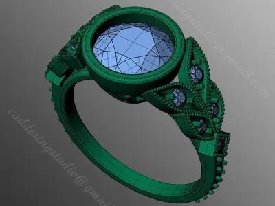 Ring iz 44 3D print model