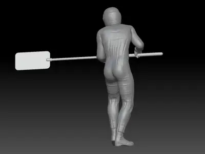 FORMULA ONE PIT STOP 4 3D print model