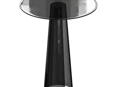 Chic Round Table - Acrylic 3D model