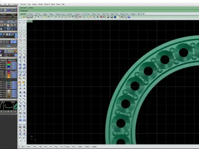 3d-model Round jewel pendant 3D print model
