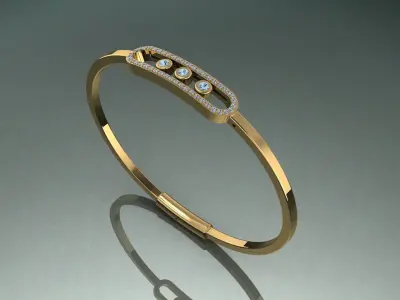 MESSIKA Braclete 3D print model 3D print model 3D print model