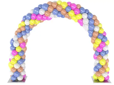 Balloon Arch 04 3D model