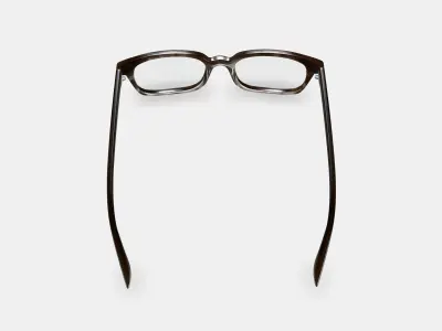 Mullins Eyeglasses in Greystone 3D model