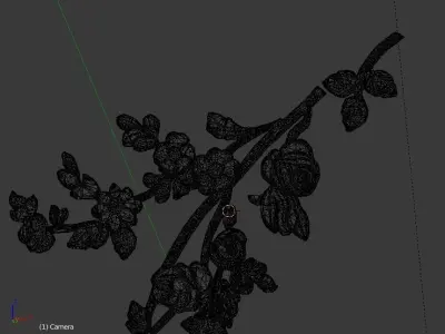 Classic decor ornament v-3D model 24 3D model