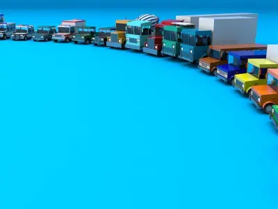 City Vehicles 3D model