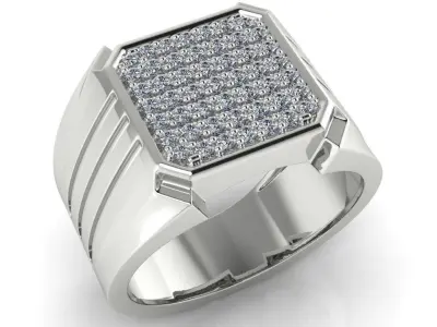 light weight gold diamond rings-C111116SKCH2026005-wt-10-15 3D print model