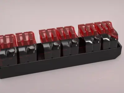 bidones Diesel  Low-poly 3D model