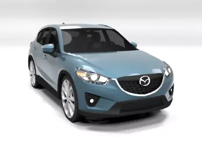 MAZDA CX5 LOWPOLY Low-poly 3D model