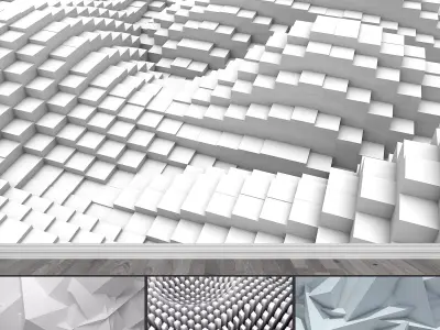Photo Wallpaper No 30 Low-poly 3D model