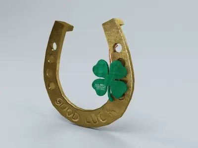 St Patricks Horseshoe 3D Model 3D model