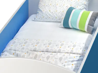 Loft bed Yaroff Kid Mini 3D model
