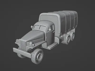 Studebaker US6 3D print model