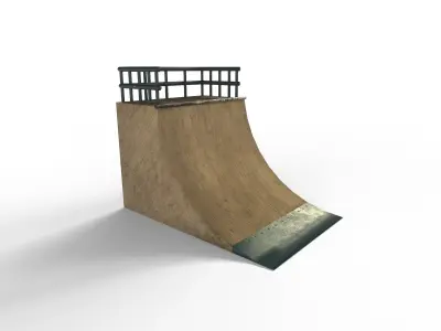 skate ramp Free 3D model