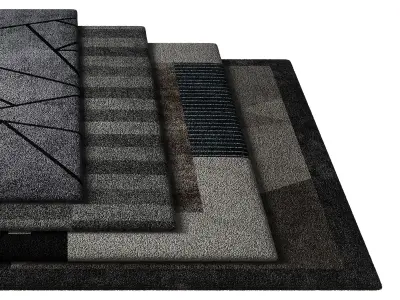 Rug Set 25 3D model purchase