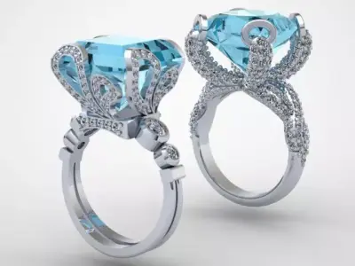 Design ring 3D print model
