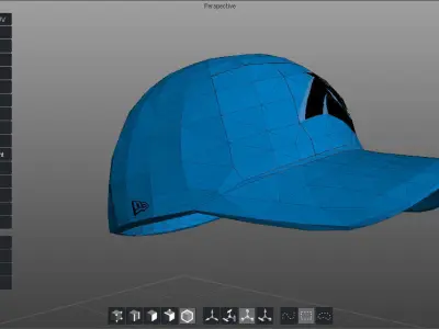Panthers ball cap 3D model