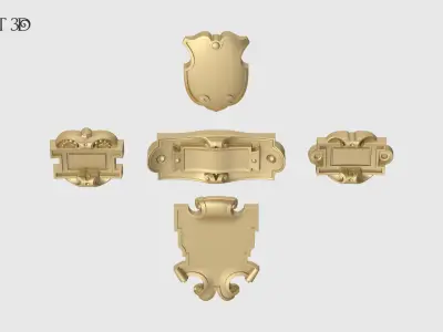 Mini Cartouche Set 3D print model