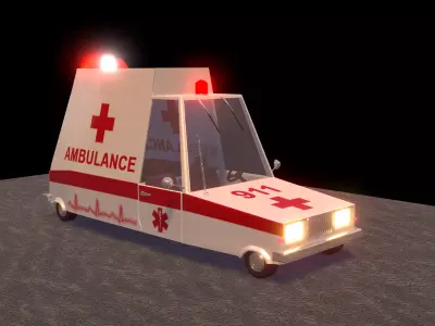 Ambulance car 3D model