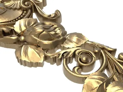decorative pattern ready for 3D printing 3D model 45