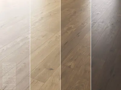 Wood Floor Set 11 3D model