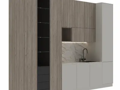  Kitchen in modern style 3D model