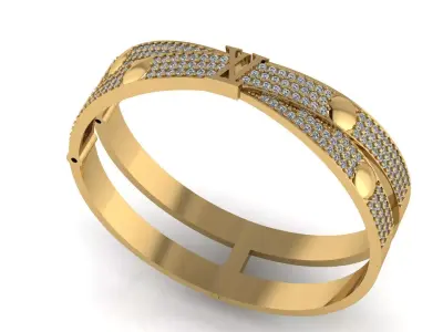 Brand Brand Bangle 3D print model