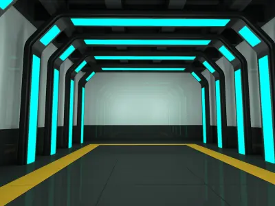 Room Parking lot 3D model