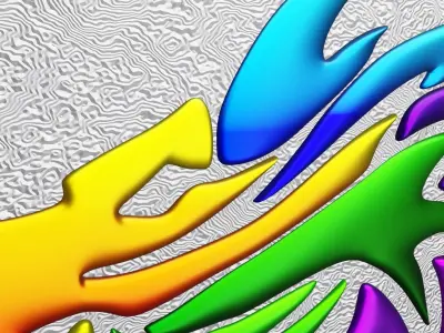 Dragon frame 3D model