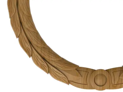 Carved picture frame STL 3D model 33