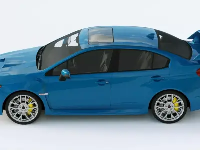 Subaru WRX STI S209 2019 3D model