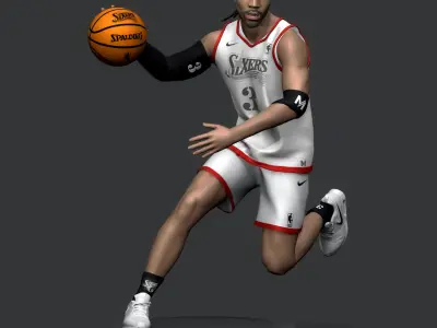 Allen Iverson 3D Printable 2 3D print model
