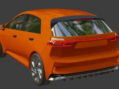 2022 Brandless Car 3D model